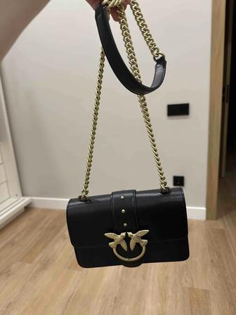 Сумка Pinko черная, оригинал, натуральная кожа