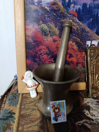 Ступка бронзовый винтаж ретро