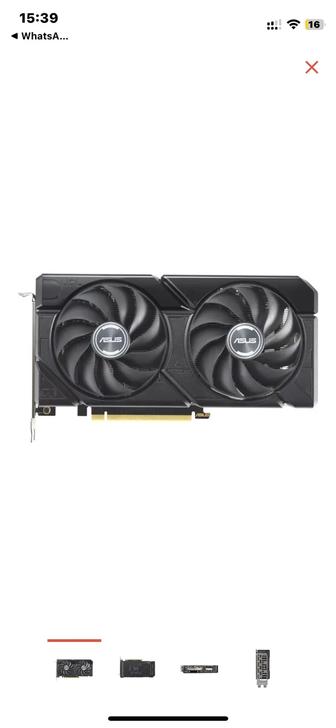 Видеокарта ASUS Dual RTX 4060 EVO OC 8 Гб идео карта