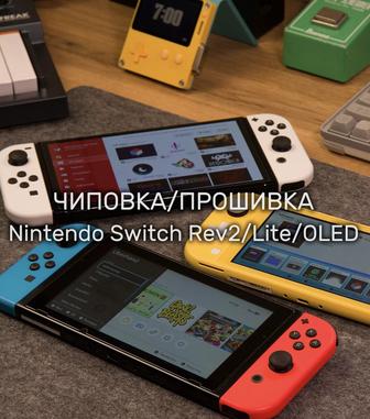 Прошивка/Чиповка Nintendo Switch OLED/Lite/Rev 2