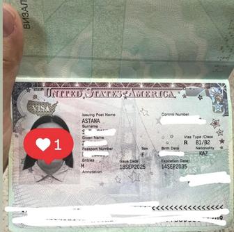 Помогу получить визу в США