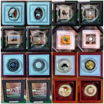 Серебряные монеты Казахстана