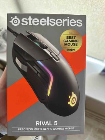 Продам игровую мышь Steelseries Rival 5, Black