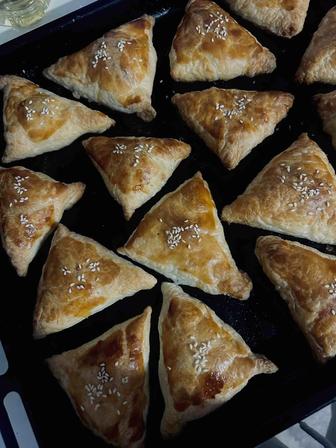 Домашняя самса с курицей на заказ