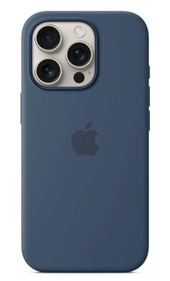 Чехол для iPhone 16 Pro Silicone Case with MagSafe - Denim (MYYU3ZM/A)