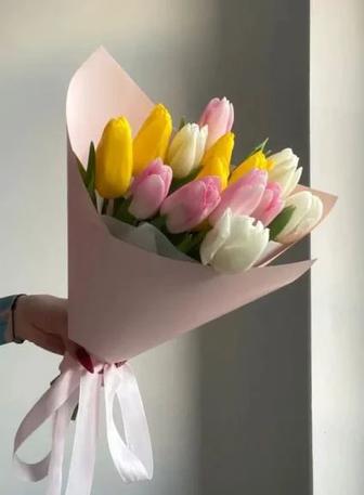 Букет тюльпанов (есть разные цвета)