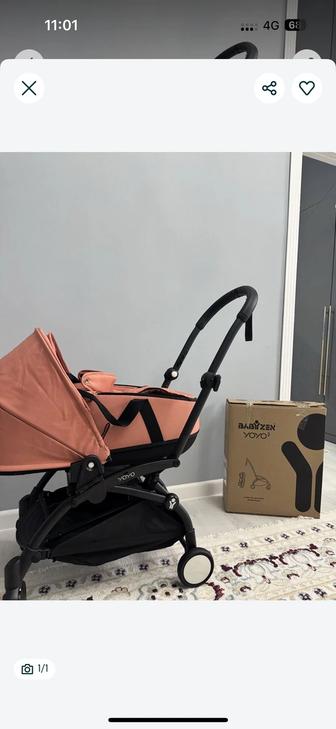 Yoyo 2 в одном зимняя люлька и прогулочная коляска Французский бренд