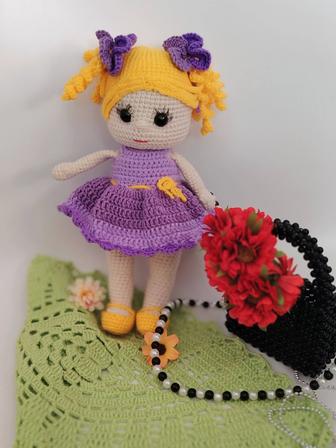 Вязаная кукла на заказ