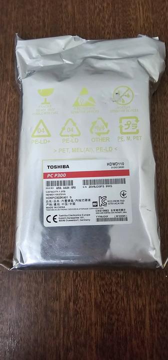 HDD Toshiba 1000G
Новая упаковки