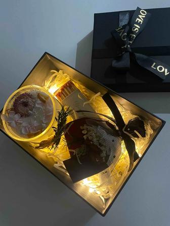 Подарочный набор ароматизированна свеча