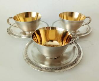 Кофейные пары. Серебро 875