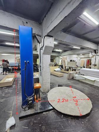 Продается автоматическая паллетообмоточная машина обматывает стрейч пленкой