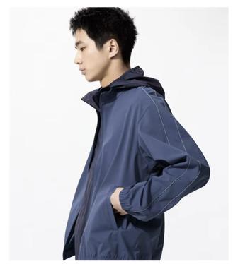 Повседневный костюм Uniqlo синий