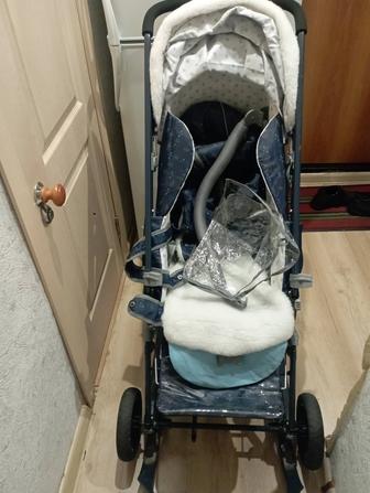 Коляска сани детская