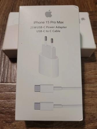 Зарядное устройство iPhone 15, 15pro, 15pro Max. 25W Type-c