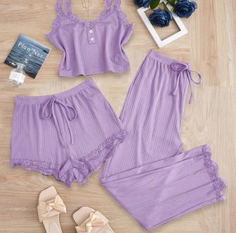 Женские пижамы тройки