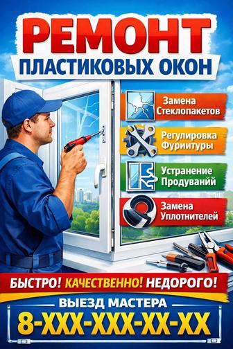 Ремонт пластиковых окон