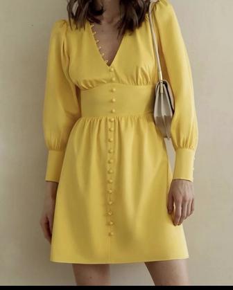 Платье яркого желтого цвета Lichi