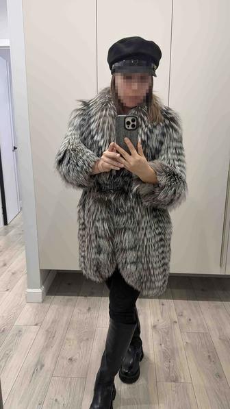 Шуба Mondial чернобурка