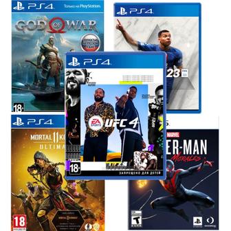 Игры на PS 4/5. MK 11, UFC4, SM MM, GOW, FIFA 23