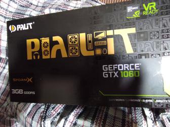 Видеокарта GeForce 1060 3Gb Palit