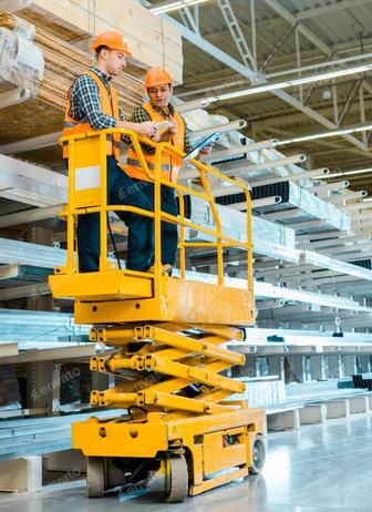 Услуги аренды самоходных ножничных подъемников