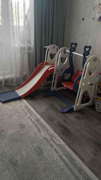 Продам детскую горку с качелей