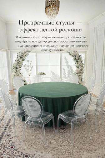 Интерьерный хит! Прозрачный стул