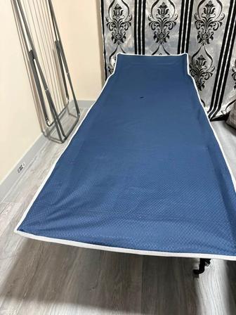 Раскладушка 70х190 см чехол в комплекте, темно-синий