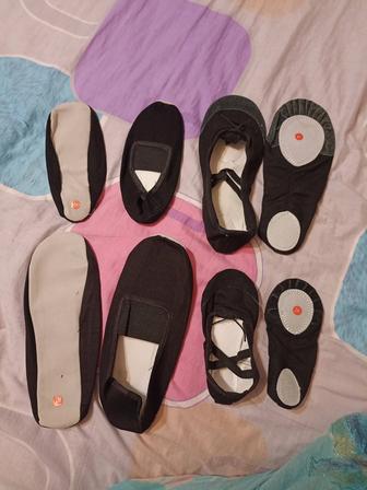 Чешки, балетки, черные с 23 по 39 размер