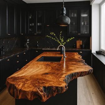 Мебель с эпоксидной смолой на заказ