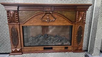 Продам электрокамин в классическом деревянном портале