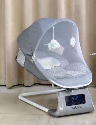 Детская люлька электронная Coolbaby, шезлонг, электрокачели, кроватка