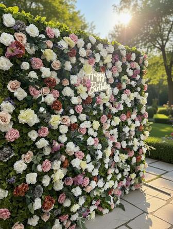 Аренда цветочной фотозоны