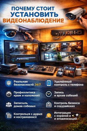 Установка видеонаблюдения под ключ