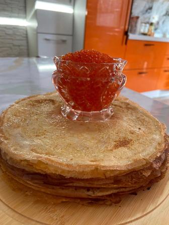 Икра форели, натуральная, крупнозернистая, малосольная, без ГМО, вкусная