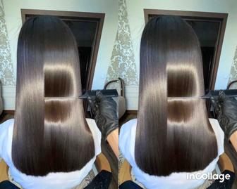 Акция на Кератиновое выпрямление волос