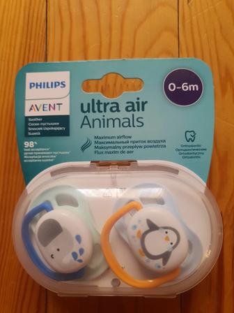 Соски- пустышки Avent от 0 до 6 мес