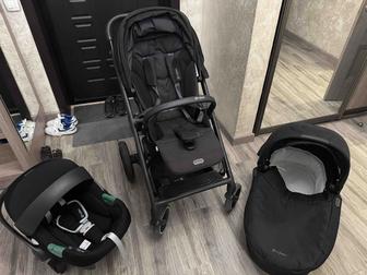 Продам коляску 3в 1 cybex balios s lux blk, черный графит