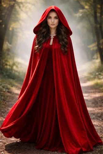 Мантия карнавальная бордовая длиной 143см