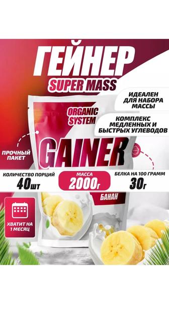 GAINER SUPER MASS 2 kg