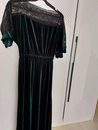 Платье велюр