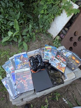 Продам PS 2 полный комплект и большое количество дисков.
