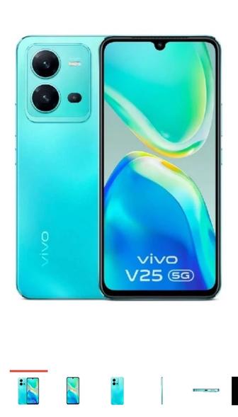 НОВЫЙ Смартфон Vivo V25 5G 8 ГБ/256 ГБ цвет морская волна