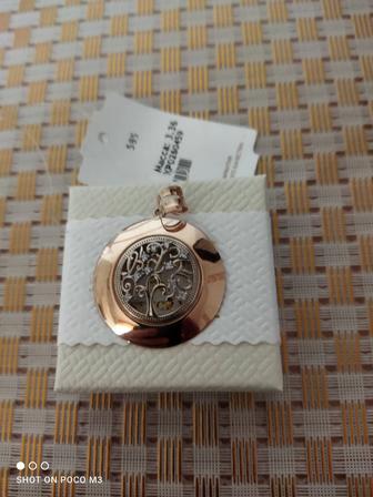 Золотой Кулон. 3,36гр вставки фианиты Новый