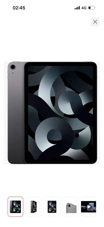 iPad Air 5, 2022, 256 gb серый
