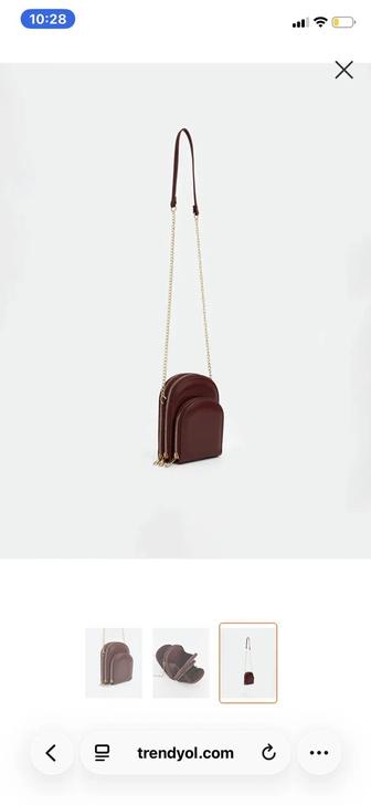 Продам сумку бордовую