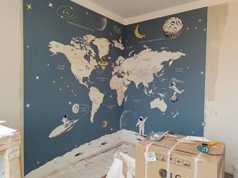 Поклейка обоев