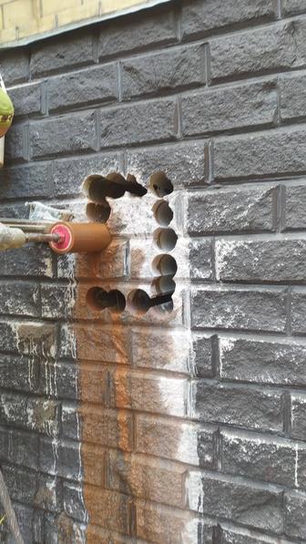 Алмазное бурение сверление в бетоне в газоблоке панельные стены для тех.