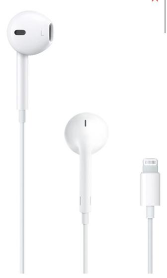 Наушники Apple EarPods Lightning белый